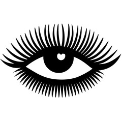 vector illustration of a eye