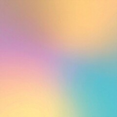Obraz premium Abstract pastel gradient background with soft, blurred colors transitioning smoothly from peach to teal