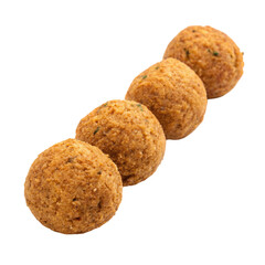 Falafel balls isolated on transparent background  
