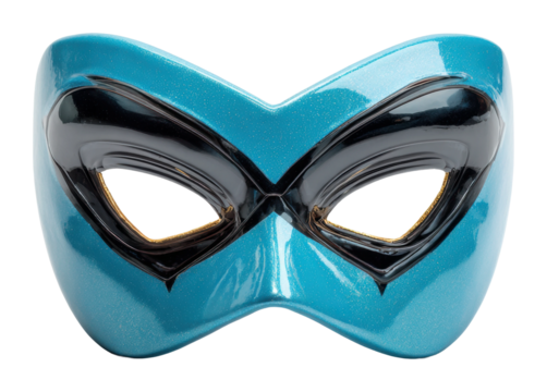 Vibrant mask display creative environment costume concept isolated on transparent background