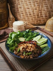 Northern thai style spicy minced pork,northern thai food