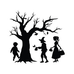 Spooky Trick or Treat Adventure on Halloween Night with the Family