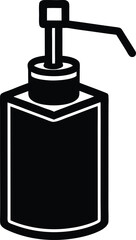 nacho cheese dispenser pump on white background.eps