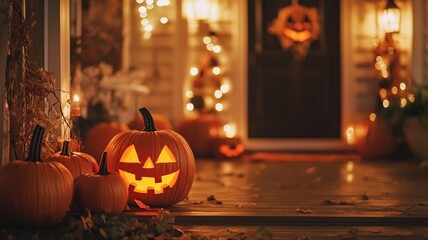 Halloween pumpkin lantern decoration