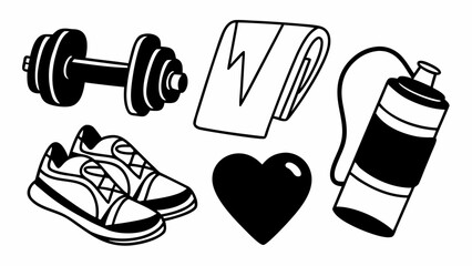 training-room-elements-icon-set--