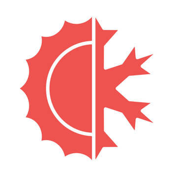 Heating and cooling Icon