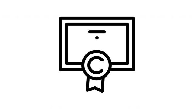 certified minimalist stroke animation