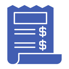 Obraz premium Receipt Icon