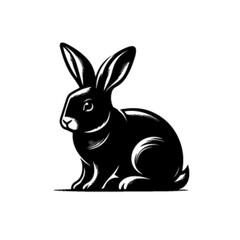 Fototapeta premium Playful Cartoon Rabbit Vector Illustration