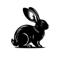 Playful Cute Rabbit Cartoon Vector Illustration