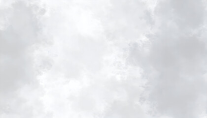 Ethereal Sky with Soft, Billowy Clouds in Muted Grayscale Tones