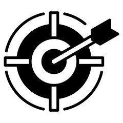Retargeting outline mixed icon