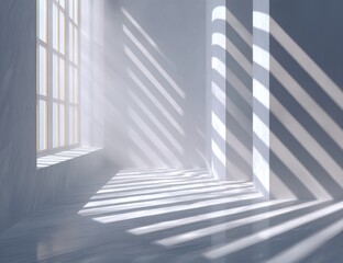 Obraz premium Sunlit, minimalist interior