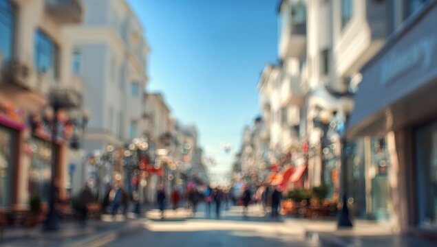 Blurry city street scene (1)