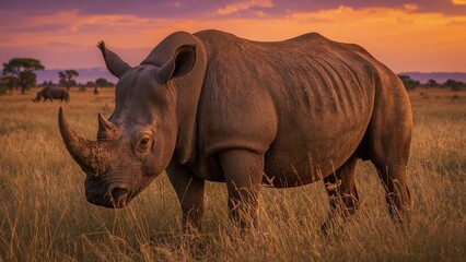 Obraz premium Image about world rhino day