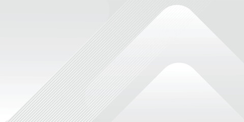 background design with diagonal line pattern in grey colour. Vector white horizontal template for business banner, luxury.