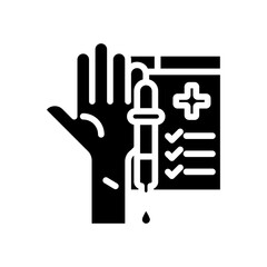 Blood test icon