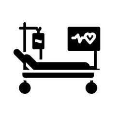 Patient bed icon