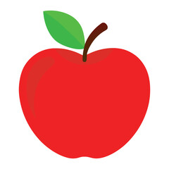 Apple Fruit Fresh Vector Illustration Icon