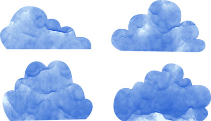 blue sky with clouds