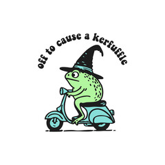 off to cause a kerfuffle