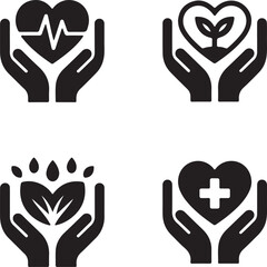 Fototapeta premium Life logo symbol vector Art, Icons, and Graphics for Designers