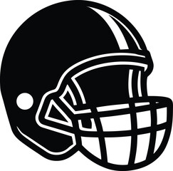 Fototapeta premium football helmet face mask on white background.eps