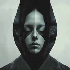 a symetrical picture of modern art