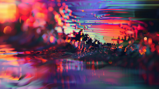 VHS-style glitches becoming high art artifacts