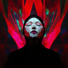 a symetrical picture of modern art