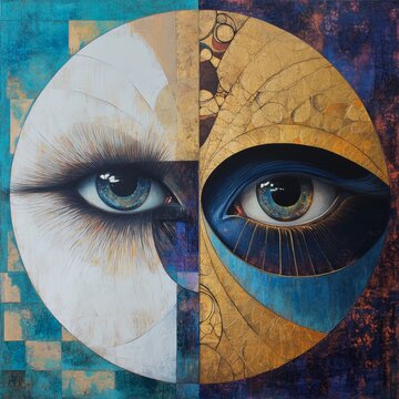 symmetrical modern art