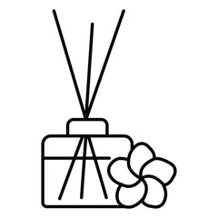 Scent Diffuser Aroma Airsticks Vector Icon Pack