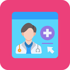Fototapeta premium Online appointment Icon
