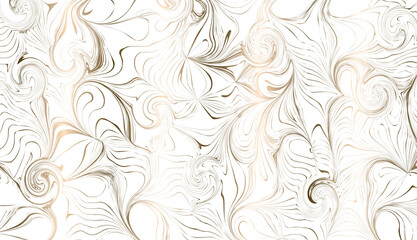 abstract golden swirling crooked creeper line pattern, illustration png luxury psychedelic liquid levitation on transparent background.