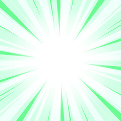 Obraz premium Dragon Green Sunburst Background with Glowing Light Rays. Abstract Green Glowing Effect Sunburst Background for Presentation, Banner, Poster, Flyer, Sales. Pop Art Background for Summer Themes.