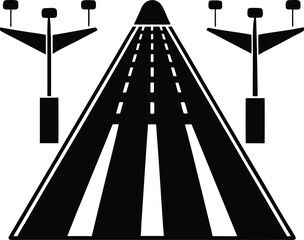 runway light on white background.eps