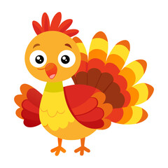 cartoon chicken with a chicken