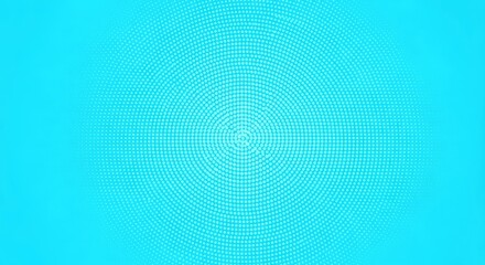 Obraz premium Abstract Turquoise Radial Pattern: A captivating minimalist design with a vibrant turquoise hue. The art features concentric circles radiating outwards.