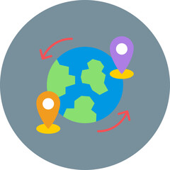 Worldwide travel Icon