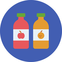 Juice bottles Icon