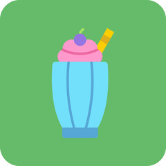 Fototapeta premium Milkshake Icon