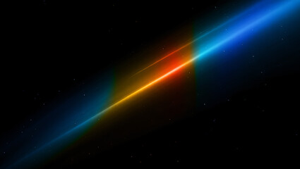 Abstract space background with stars and galaxy night sky design.