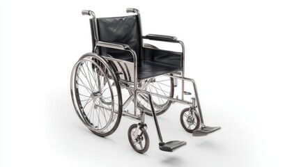 Fototapeta premium The modern wheelchair showcasing comfort and accessibility for mobility assistance.