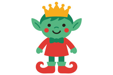 Teacher ELF is a humorous design featuring an elf hat and shoes, suitable for printing on T-shirts, posters, cards, labels, and other gift items