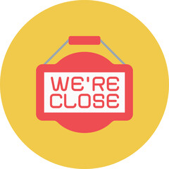 Closed sign Icon