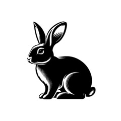 Adorable Fluffy Bunny Rabbit Cartoon Vector Illustration