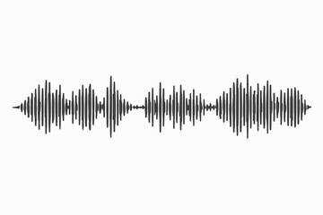 audio cable isolated on white