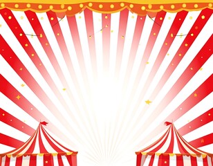 Circus Tent Stage Background