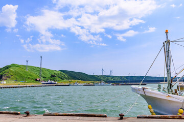Wakkanai's small village, Bakkai Port and Shrine
