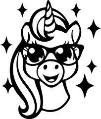 Baby Unicorn SVG